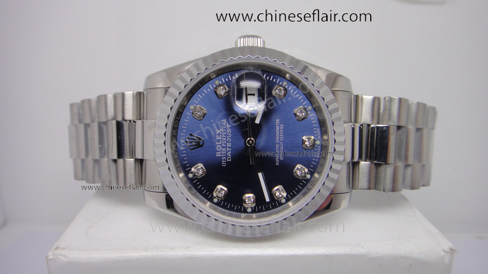 Buy Replica Rolex Datejust Watch - SS Blue Face